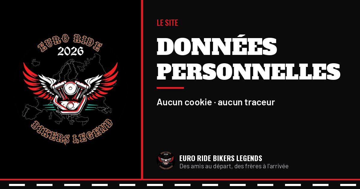 Logo Euro Ride Bikers Legends : politique de confidentialité.